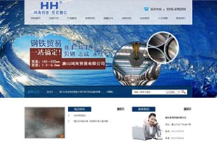 唐山鸿海钢铁贸易有限公司网站建设项目-唐山网站建设-唯极建站